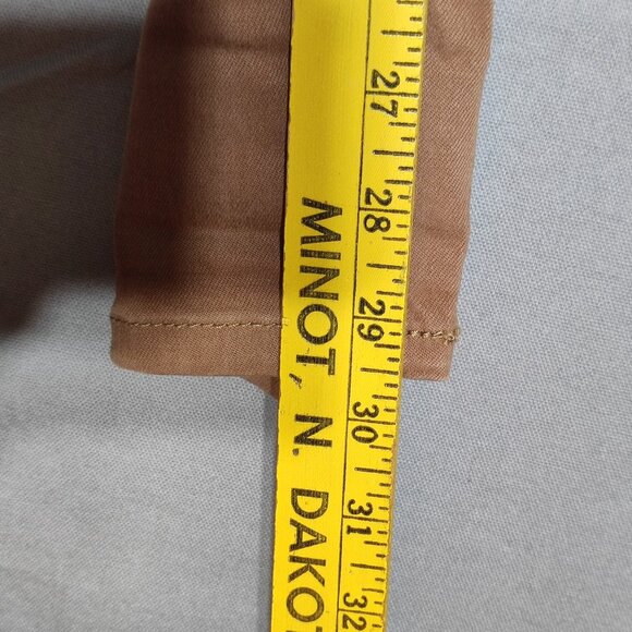 Buffalo David Bitton Hanna pants women's size 10 tan  High-rise stretch skinny - Picture 10 of 12